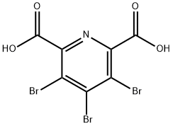 3,4,5-Tribromopyridine-2,6-dicarboxylic acid 结构式