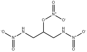 1,3-Dinitramino-2-propanol nitrate Structure