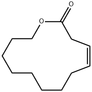 (Z)-Oxacyclotrideca-4-en-2-one Structure