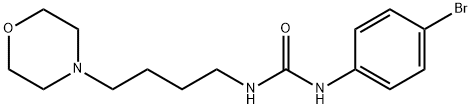 N-(4-Bromophenyl)-N'-[4-(4-morpholinyl)butyl]-urea Structure