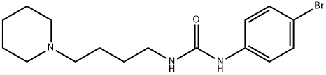 N-(4-Bromophenyl)-N'-[4-(1-piperidinyl)butyl]-urea Structure