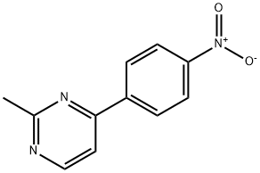 2-甲基-4-(4-硝基苯基)嘧啶,874773-94-1,结构式