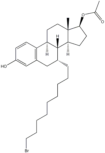 (7a,17b)-7-(9-Bromononyl)-estra-1,3,5(10)-triene-3,17-diol 17-acetate