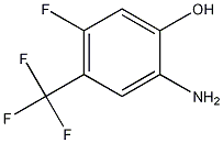 2-amino-5-fluoro-4-(trifluoromethyl)phenol Structure