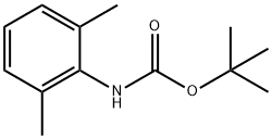(2,6-二甲基苯基)氨基甲酸叔丁酯,876353-81-0,结构式