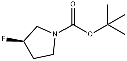 (R)-1-BOC-3-氟吡咯烷,876617-25-3,结构式