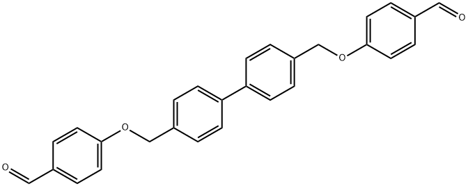 4,4'-Bis[(para-formylphenoxy)methyl]biphenyl Structure