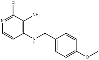 N4-(4-METHOXYBENZYL)-2-CHLOROPYRIDINE-3,4-DIAMINE,881844-10-6,结构式