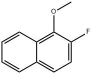 2-Fluoro-1-methoxynaphthalene 结构式