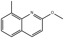 2-メトキシ-8-メチルキノリン 化学構造式