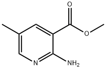 2-アミノ-5-メチルニコチン酸メチル 化学構造式