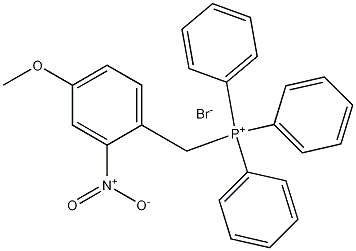 [(4-Methoxy-2-nitrophenyl)methyl]triphenyl-phosphonium Bromide, 886442-56-4, 结构式