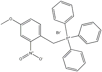 [(4-Methoxy-2-nitrophenyl)methyl]triphenyl-phosphonium Bromide 化学構造式