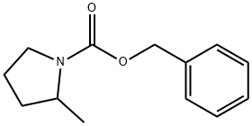 2-メチルピロリジン-1-カルボン酸ベンジル 化学構造式