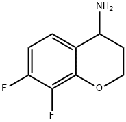 7,8-difluorochroman-4-amine Struktur