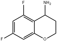 5,7-difluorochroman-4-amine 化学構造式