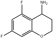 5,7-二氟苯并二氢吡喃-4-胺,886762-87-4,结构式