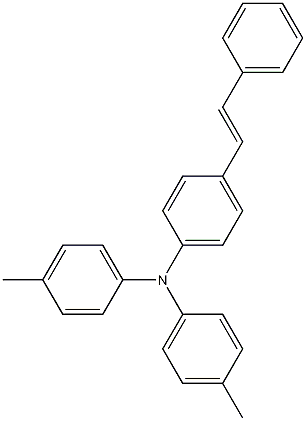 N,N-Bis(4-methylphenyl)-4-(2-phenylethenyl)benzenamine Structure