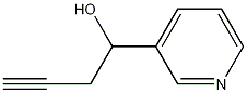 3-Pyridinemethanol, a-2-propynyl- Structure