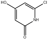 6-氯-4-羟基-2(1H)-吡啶酮 结构式