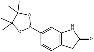 2-氧代吲哚啉-6-硼酸频哪醇酯, 893441-85-5, 结构式
