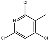 2,4,6-三氯-3-甲基吡啶 结构式
