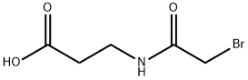 3-(2-溴乙酰氨基)丙酸,89520-11-6,结构式