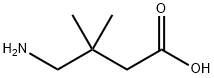 4-氨基-3,3-二甲基丁酸, 89584-22-5, 结构式