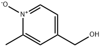 4-Hydroxymethyl-2-methylpyridine N-oxide Struktur
