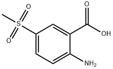 2-Amino-5-(methylsulfonyl)benzoic Acid Structure