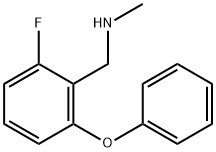 2-氟-N-甲基-6-苯氧基苄胺盐酸盐,902836-71-9,结构式