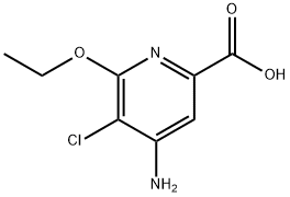 4-AMINO-5-CHLORO-6-ETHOXYPICOLINIC ACID|4-氨基-5-氯-6-乙氧基-2-吡啶羧酸
