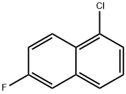 1-Chloro-6-fluoronaphthalene Structure
