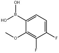 3,4-Difluoro-2-methoxyphenylboronic acid Struktur