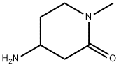 4-AMINO-1-METHYLPIPERIDIN-2-ONE HYDROCHLORIDE,90673-40-8,结构式