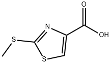 2-(硫代甲基)-1,3-噻唑-4-羧酸 结构式