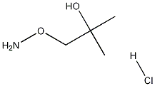 1-(AMINOOXY)-2-METHYLPROPAN-2-OL HYDROCHLORIDE, 90792-82-8, 结构式