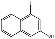 3-Hydroxy-1-iodonaphthalene 化学構造式