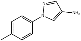 4-氨基-1-(4-甲基苯基)吡唑 结构式