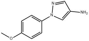 4-氨基-1-(4-甲氧基苯基)吡唑,90840-04-3,结构式