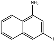 1-Amino-3-iodonaphthalene 化学構造式