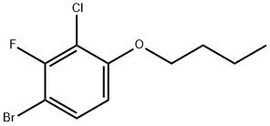 1-Bromo-4-butoxy-3-chloro-2-fluorobenzene Structure