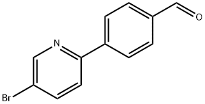 4-(5-bromopyridin-2-yl)benzaldehyde Structure