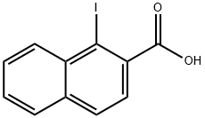 1-碘-2-萘甲酸, 91059-43-7, 结构式