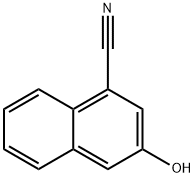 3-羟基-1-萘腈, 91059-46-0, 结构式