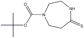 N1-BOC-5-硫酮基-1,4-二氮杂环庚烷, 911494-00-3, 结构式