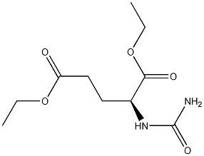 N-Carbamoylglutamic acid diethyl ester 化学構造式