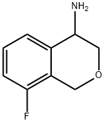 8-FLUOROISOCHROMAN-4-AMINE,911826-00-1,结构式