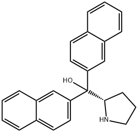 Di-2-Naphthylprolinol 化学構造式