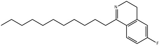 6-Fluoro-1-undecyl-3,4-dihydroisoquinoline Structure